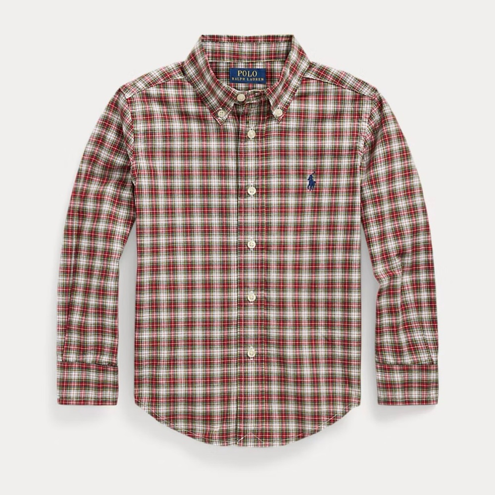 Polo Ralph Lauren Plaid Button-Down Shirt NWT